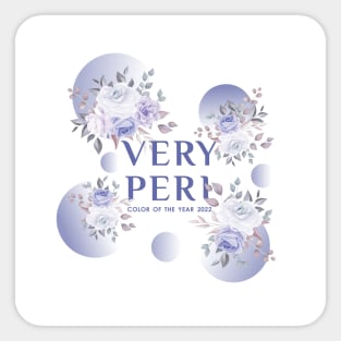 Pantone Color of the year 2022- Very Peri Sticker